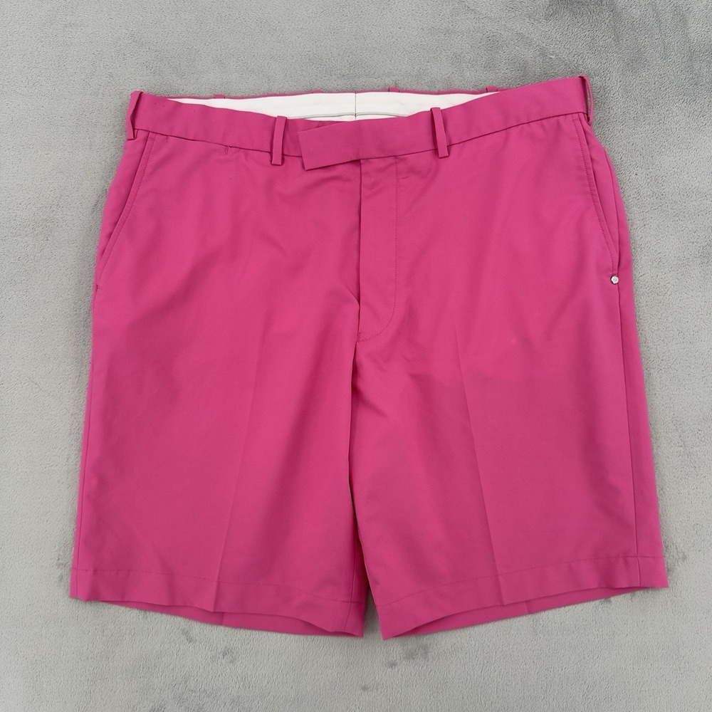 RLX Ralph Lauren Shorts Men's 38 Pink Preppy Golf Performance Pockets Stretch